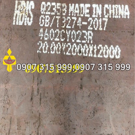 BÁO GIÁ THÉP TẤM Q235B DÀY 20MM/20LY/20LI